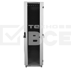 Шкаф телеком. напольный 42U (600x1000) дверь стекло (ШТК-М-42.6.10-1ААА) (3 коробки), фото 1