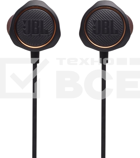 Наушники JBL Quantum 50 (накладные), черный Сопротивление 16 Ом, силиконовые вкладыши трех размеров, вес 21.5г, цвет черный