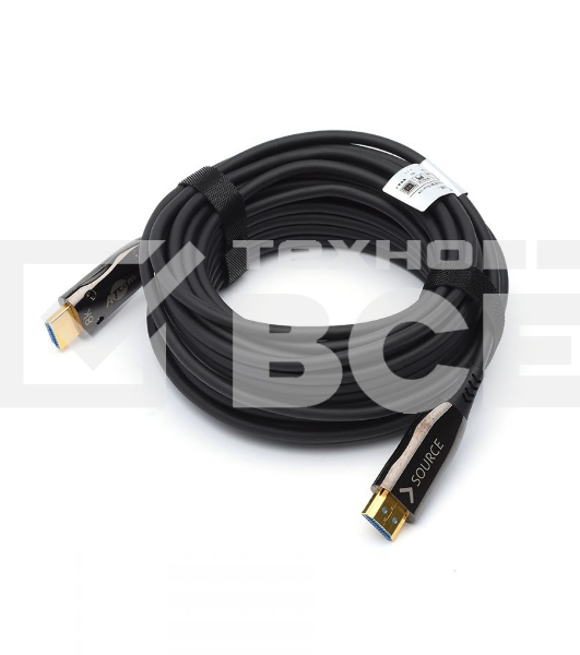 Кабель HDMI 15 м (HIGH speed, Metal gold, Optical) 8K VER 2.1 Кабель HDMI 15 м (HIGH speed, Metal gold, Optical) 8K VER 2.1
