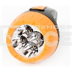 Фонарь LED 3804 (аккум 220В черн/жел. 4 LED; SLA пласт. короб) Ultraflash 9215, фото5