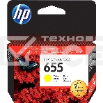 Картридж струйный HP 655 CZ112AE желтый для HP DJ IA 3525/4615/4625/5525/6525 (600стр.), фото2