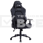 Кресло игровое Cactus CS-CHR-130 черный, сиденье черный, эко.кожа, с подголов. крестовина металл, пластик черный, фото11