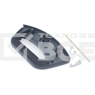 Ручка люка для стиральной машины Indesit, Ariston, Hotpoint темно-серая 286151 / 288568