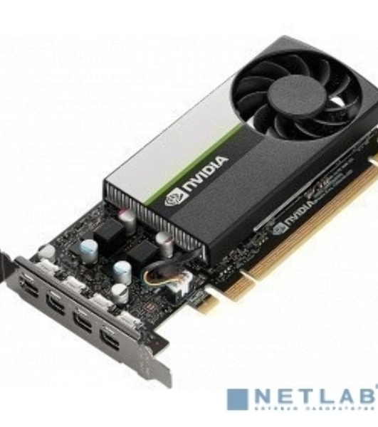 Видеокарта VGA PNY NVIDIA QUADRO T1000, 4 Gb GDDR6/128 bit, PCI Express 4.0 x16, 4x mDP, PG172