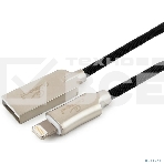 Кабель USB Cablexpert для Apple CC-P-APUSB02Bk-0.5M, MFI, AM/Lightning, серия Platinum, длина 0.5м, черный, блистер, фото5