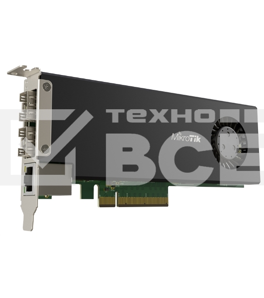 Сетевая карта MikroTik Cloud Core Router 2004-1G-2XS-PCIe network interface card with quad-core ARMv8 64-bit AL32400 CPU, 4GB RAM, 2x25G SFP28 cages, 1xGbit LAN, RouterOS L6