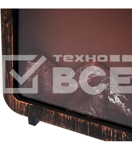 Светодиодный камин Neon-night Лофт с эффектом живого огня 17х10х24,5 см, 3хС (не в комплекте) и USB (в комплекте)