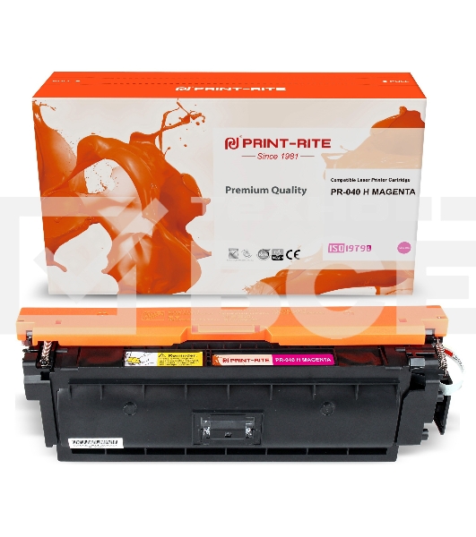 Картридж лазерный Print-Rite TRC312MPU1J PR-040 H MAGENTA 040 H Magenta пурпурный (10000стр.) для Canon LBP 710CX/712CX I-Sensys