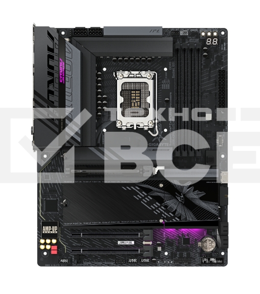 Материнская плата Gigabyte Z890 AORUS ELITE, LGA 1851, Intel Z890, 4xDDR5, 4xSATA, 4xM.2, 1xPCI-E 5.0 x16, 2xPCI-E 4.0 x4, 1xDP, 1xUSB-C (видео), 1x 2.5Gb LAN, 4xUSB-A 2.0, 3xUSB-A 3.2 Gen 1, 2xUSB-A 3.2 Gen 2, 1xThunderbolt 4, 2x3.5 мм, TOSLINK (S/PDIF),