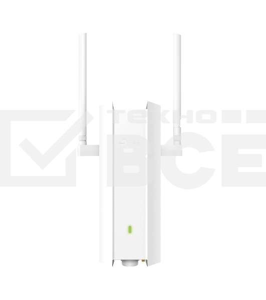 Двухдиапазонная точка доступа TP-Link EAP625-Outdoor HD, для улицы и помещений с поддержкой Wi-Fi 6 AX1800, 1 гиг. порт RJ45, 802.3af/at, Passive PoE (48 В, 0,5 А), IP67, 2 внешние антенны