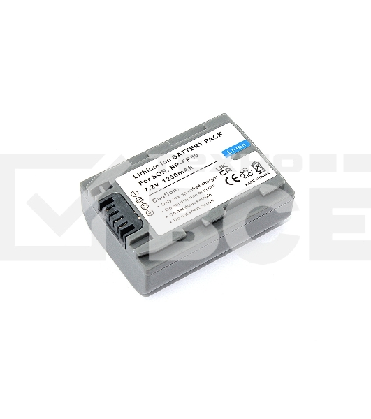 Аккумуляторная батарея для видеокамеры Sony DCR-30 (NP-FP50) 7.2V 1360mAh