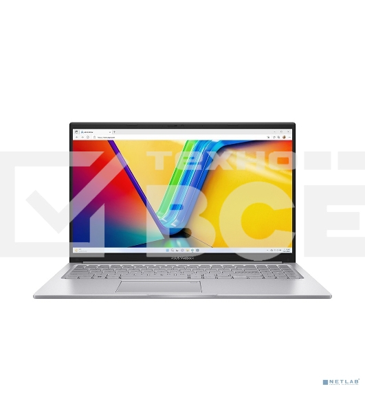 Ноутбук Asus Vivobook 15 X1504VA-BQ4415 Core 5 120U 8Gb SSD512Gb Intel Graphics 15.6' IPS FHD (1920x1080) без ОС silver WiFi BT Cam (90NB13Y2-M02FY0)