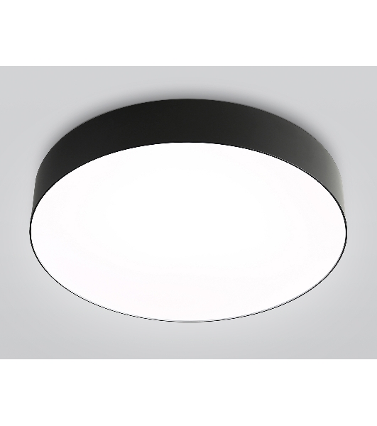 Потолочный светодиодный светильник Ambrella light FZ1365 BK черный IP20 60W 3000-6500K 490*80 (ПДУ ИК)