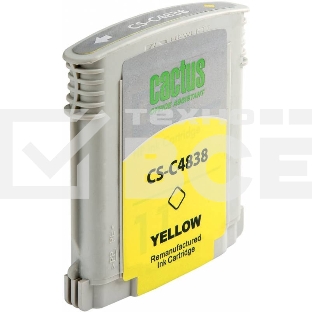 Картридж струйный Cactus CS-C4838 жёлтый (29 мл) для №11 HP 2000/2500/1000/1100/1200