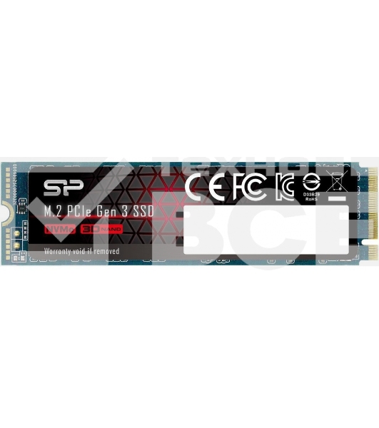 Накопитель SSD 512GB Silicon Power A80, M.2 2280, PCI-E 3x4, [R/W - 3200/2300 MB/s]