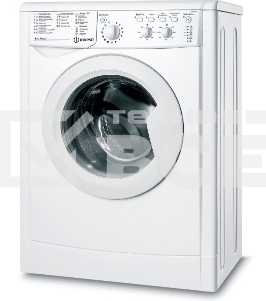 Стиральная машина Indesit IWSC 6105 белый, загрузка фронтальная 6 кг, 1000 об/мин., класс: А