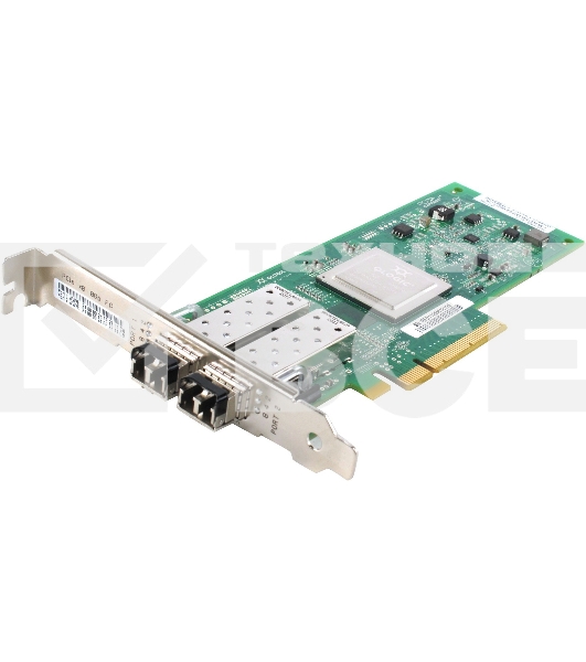 Контроллер Qlogic QLE2562-CK 8Gb 2-port FC HBA x8 PCIe LC multi-mode optic