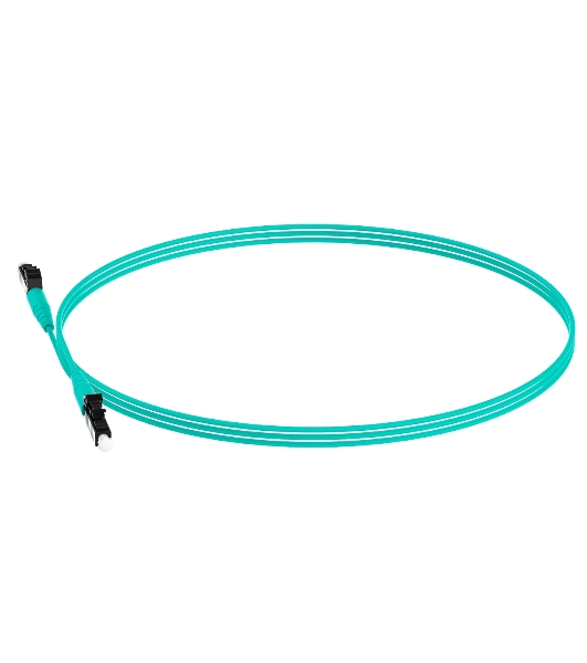 Патч-корд Panduit FZ2ELLNLNSNM015 2x50/125 OM4 LC дуплекс-LC дуплекс 15м LSZH аквамарин