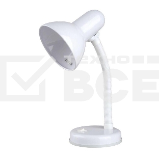Camelion KD-301 С01 белый (Светильник настольный,230V 60W)