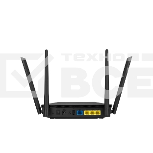 Роутер ASUS RT-AX53U  802.11b/g/n/ac/ax, до 574 + 1201 Mbps, 2,4 + 5 гГц, 4 антенны, USB