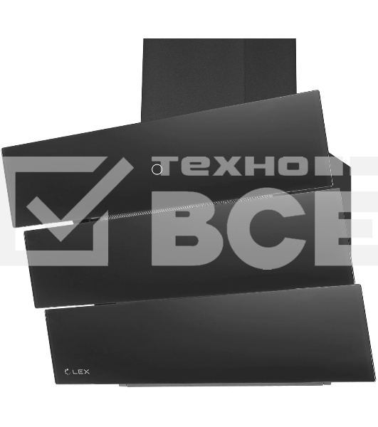 Вытяжка каминная LEX Rio GS 600 черный управление: сенсорное (1 мотор)