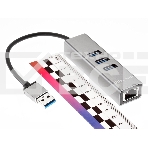 Переходник Telecom USB 3.0 - RJ-45 1000Mbps +3 USB3.0, Aluminum Shell, 0.2м TA311U, фото4