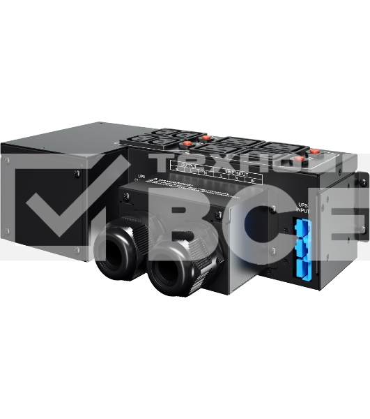 Блок Service Bypass PDU CyberPower MBP60AHVIEC82U 5kVa – 10kVa, 2U, Input/Output Hardwire Kit x 1, IEC C13 x 4, IEC C19 x 4, 288 x 88 x 141, 2.8kg