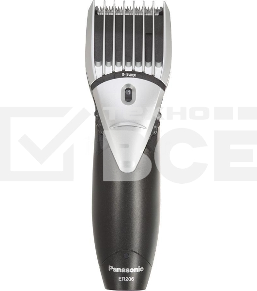 Машинка для стрижки Panasonic ER206K520 / Триммер, 1 насадка, 50 минут