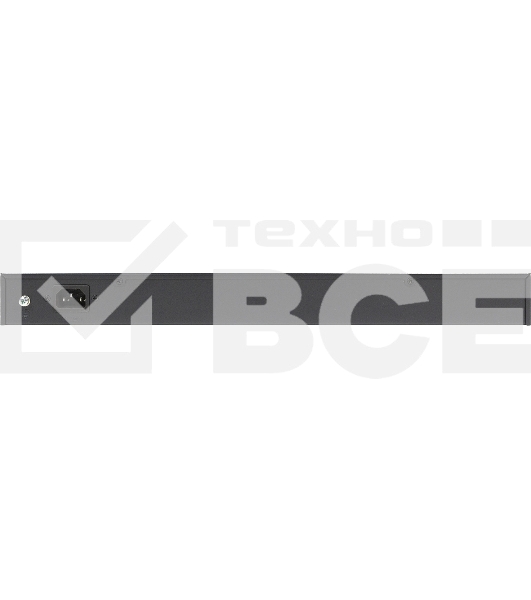 Коммутатор Smart Managed Switch 24x100Base-TX PoE, 2xCombo 1000Base-T/SFP, PoE Budget 280W, 19