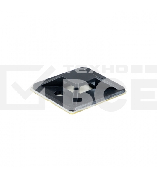 Площадка EKF plc-20x20-b самоклеящаяся (20х20мм.) черная (100шт.) EKF