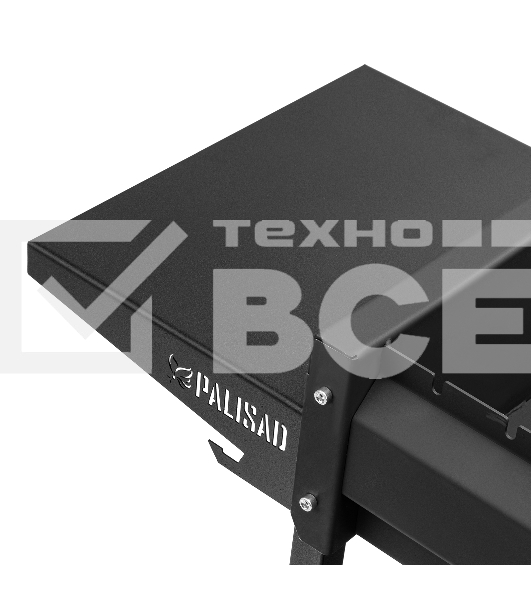 Мангал сварной на колесах, 662х390х152/805 мм, сталь 2 мм, кочерга в комплекте, Camping  Palisad