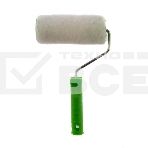 Валик Сибртех с натуральным мехом, с ручкой, 150 мм, ворс 12 мм, D 48 мм, D ручки 6 мм, фото3