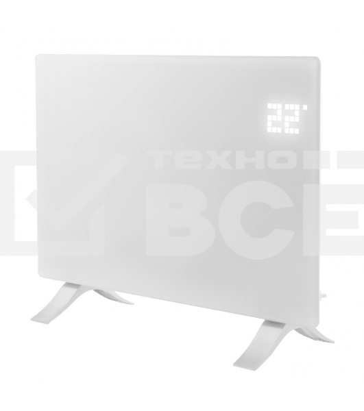 Конвектор Denzel OptiPrime-1500 белый, 1500 Вт, 20 м2, термостат, дисплей, WiFi