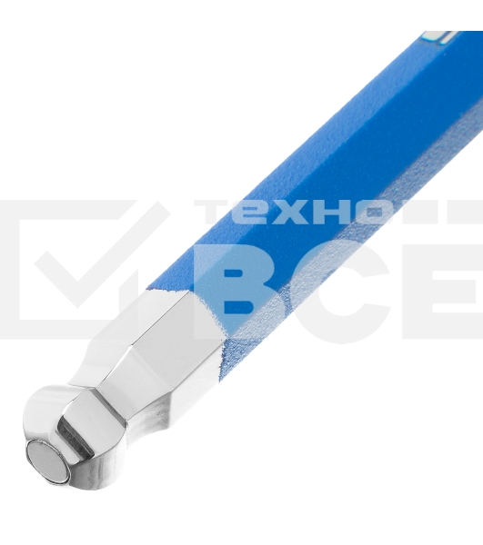 Набор ключей Gross 16400 имбусовых hex 1.5–10мм s2 9шт магнит экстра-длин. с шаром хром/краска