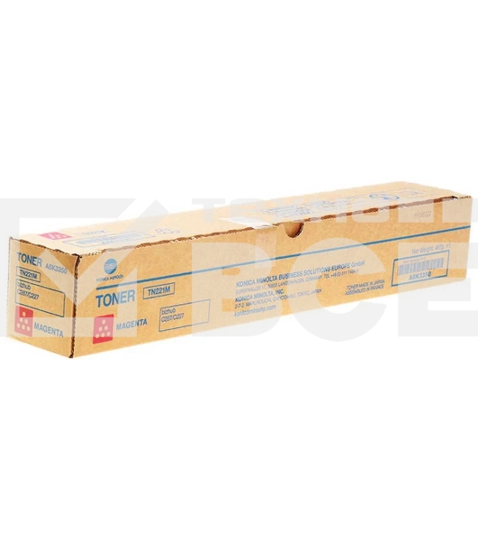 Картридж лазерный Konica-Minolta TN-221M пурпурный, для bizhub C227/C287