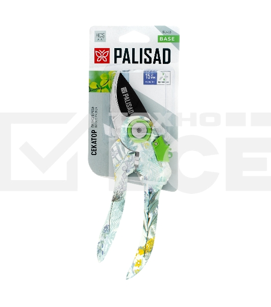Секатор прямого реза, 210 мм, пластиковые рукоятки Palisad