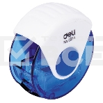 Точилка для карандашей ручная Deli E0554 1 отверстие пластик ассорти европодвес, фото5