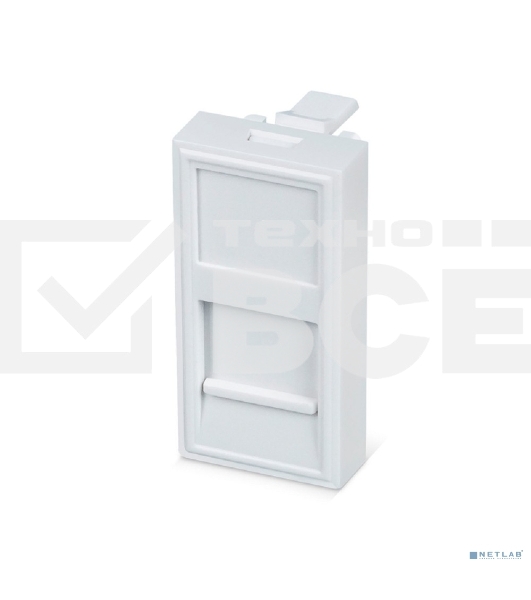 Вставка Rexant Mosaic 22,5x45, на 1 порт со шторкой