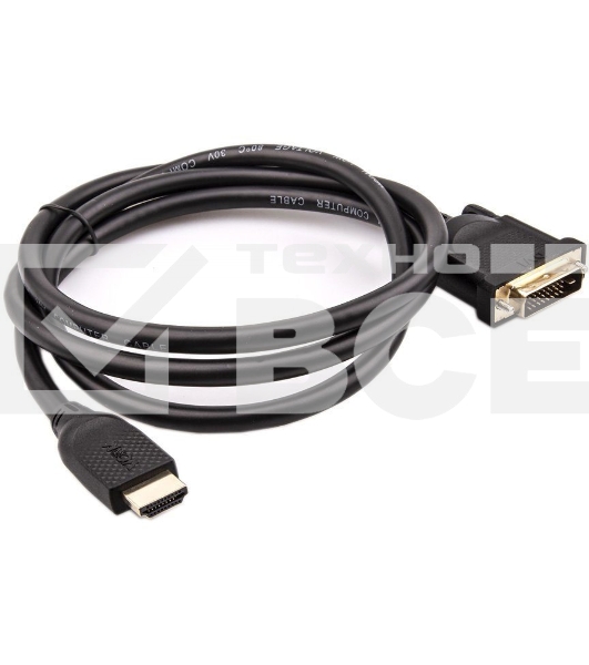 Кабель HDMI-DVI 1.5M CG484G-1.5M VCOM