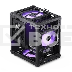 Компьютерный корпус JONSBO Computer Case C6Handle black hang-in version черный, Mini-Tower, материнская плата mATX, без БП, прозрачная боковая панель, фото8