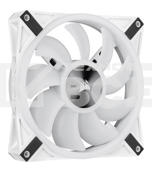 Комплект вентиляторов Corsair iCUE QL140 RGb CO-9050106-WW 140мм PWM белый Fan — Dual Fan Kit with Lighting Node CORE