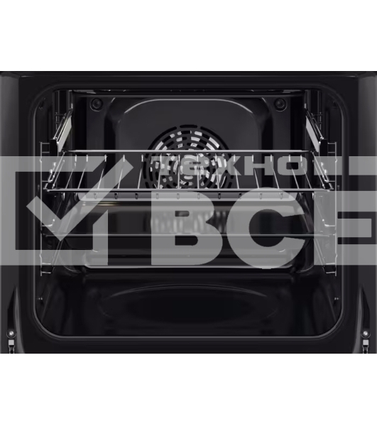 Встраиваемый духовой шкаф Electrolux EOF5H50BZ, Духовой шкаф электрический с конвекцией, приготовление на пару, объем 65 л, 8 режимов, очистка каталитическая, 2 стекла в дверце, направляющие проволочные, черный