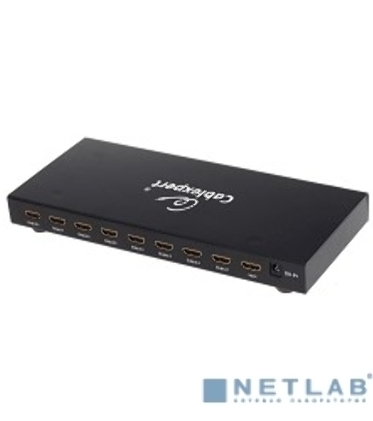 Разветвитель Разветвитель (KDSP0108) Разветвитель 8 порта HDMI 'Expansion v1.3', позолоченные контакты, с блоком питания HDMI SPLITTER 1x8M