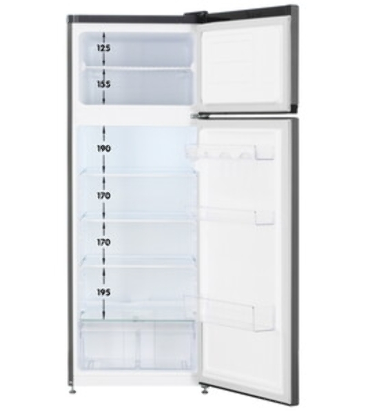 Холодильник Beko B1RDSK240G серый двухкамерный 177/46л морозилка сверху