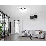 Умный светодиодный светильник FZ2005 BK черный IP54 25W 3000K-6500K+RGB Wi-Fi Алиса/Tuya/Smart Home/Alexa D370*55 (ПДУ ИК), фото12