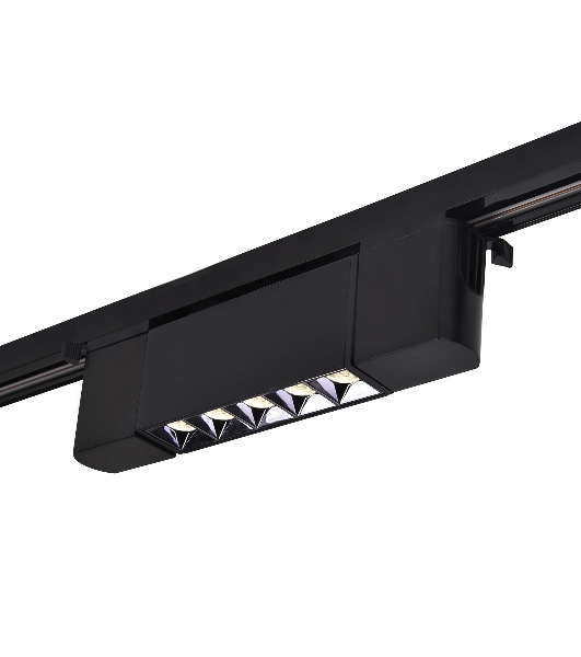 Трековый однофазный светодиодный светильник Ambrella light GL6688 BK черный LED 6W 4200K 24°