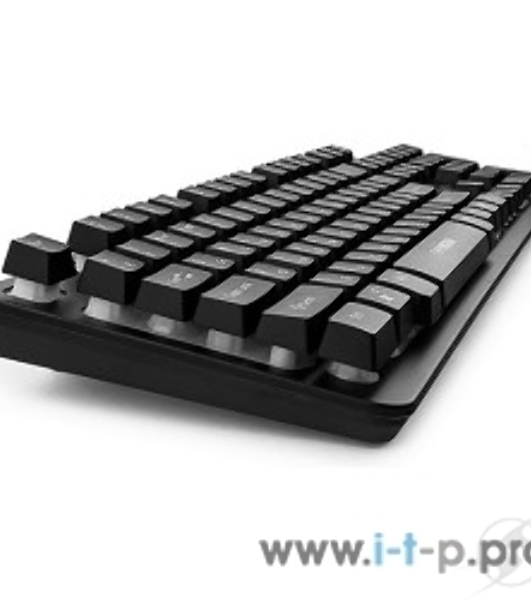 Клавиатура игровая Гарнизон GK-300G, металл, 3 различные подсветки, USB, черный, антифантомные и механизированные клавиши,