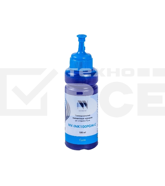 Чернила NV-INK100 универсальные Cyan пигментные для аппаратов Epson (100ml) Китай