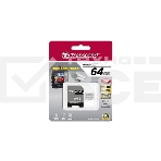 Флэш карта 64Gb microSDXC Transcend (TS64GUSDXC10V), Class 10, RTL, фото3