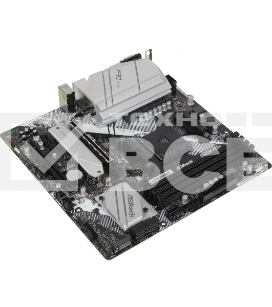 Материнская плата ASRock B550M Pro4, AM4, AMD B550, 4xDDR4, 6xSATA, 2xM.2, 1xPCI-E 3.0 x16, 1xPCI-E 4.0 x16, 1xDisplayPort, 1xHDMI, 1xVGA, 1x 1Gb LAN, 3x3.5 мм, 7.1, Micro-ATX